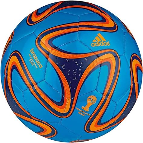 adidas Brazuca Glider Orange/Blue Soccer Ball 